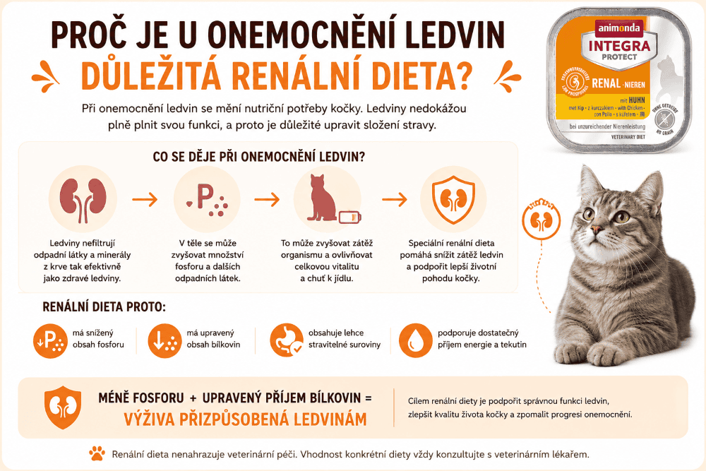 Integra Protect Chicken renální dieta pro kočky